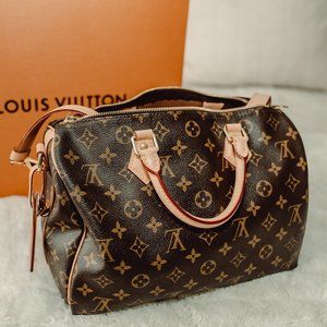 100% AUTHENTIC LOUIS VUITTON SPEEDY 30 Bandouliere
